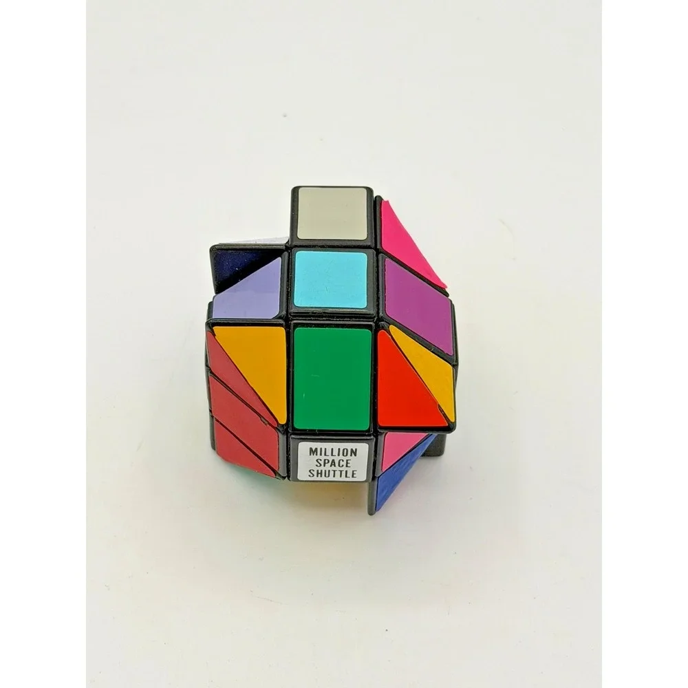 Vintage Million Space Shuttle Puzzle Cube Rubik's Style Transforming Toy